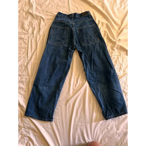 Boys Levi's SilverTab Blue Wide Leg Jeans W26 vintage early 2000’s - Picture 5 of 7